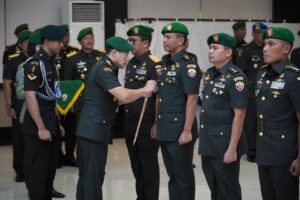 Pangdam IX/Udayana Pimpin Sertijab dan Tradisi Laporan Korps Pejabat Kodam IX/Udayana